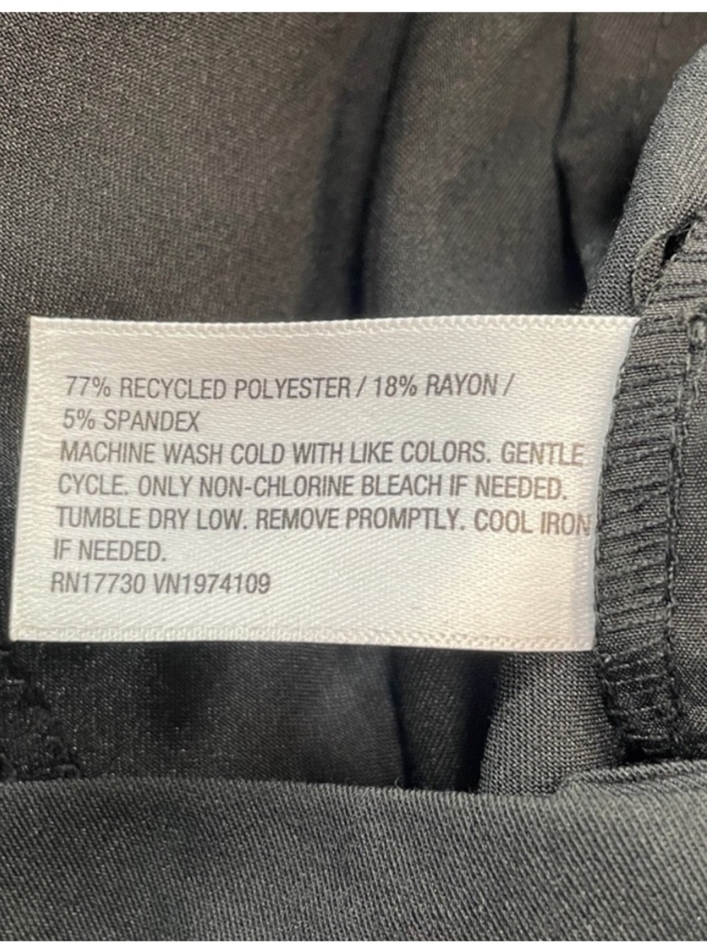 Wild Fable Pleated Tailored Wide Leg Black Trousers Various Sizes | NWT - Picture 6 of 7